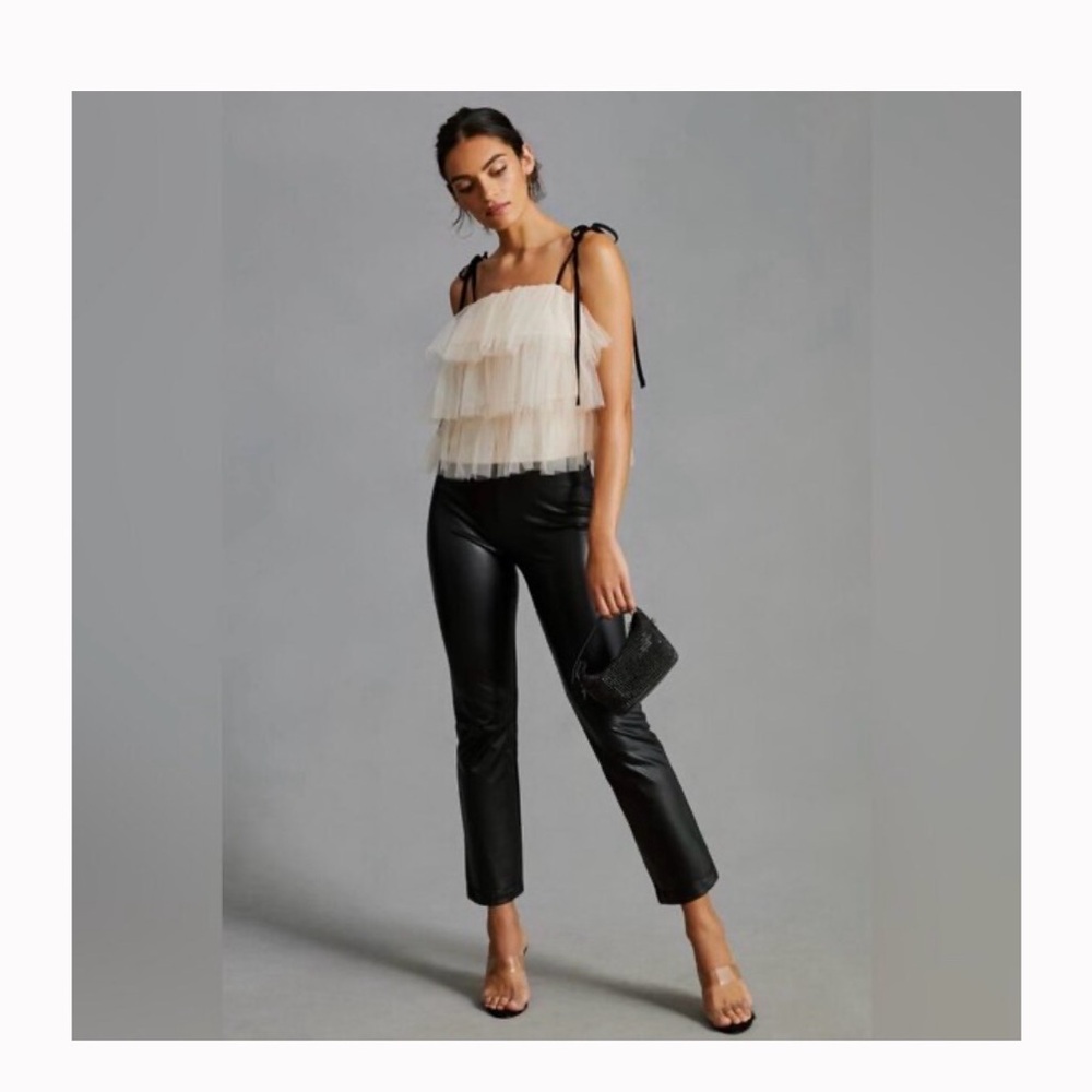 Sanctuary Faux Leather Strait Leg Pants